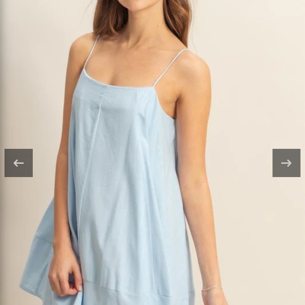 HYFVE Light Blue Chemise Dress/ Top